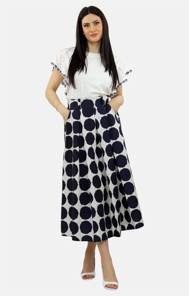 ARDESIA GONNA A RUOTA BLU