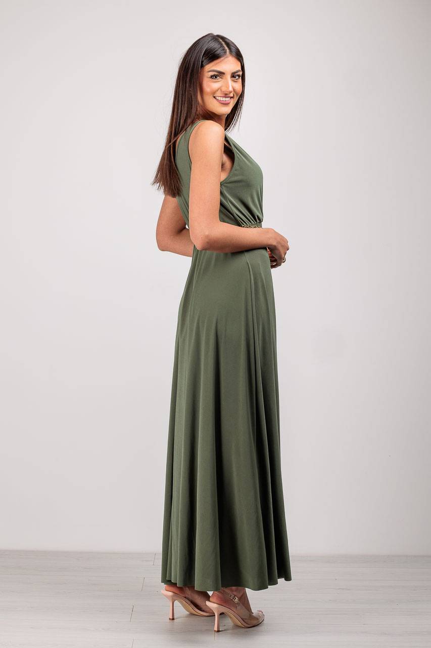 ARDESIA ABITO LUNGO VERDE