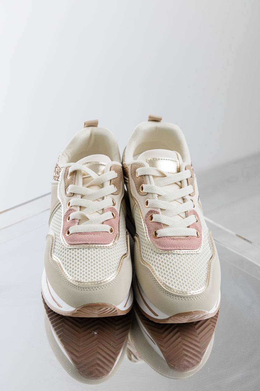 ARDESIA SNEAKERS ROSA CON GLITTER