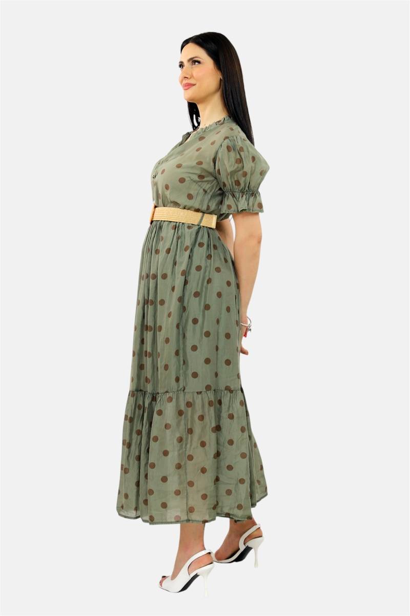 ARDESIA ABITO LUNGO A POIS