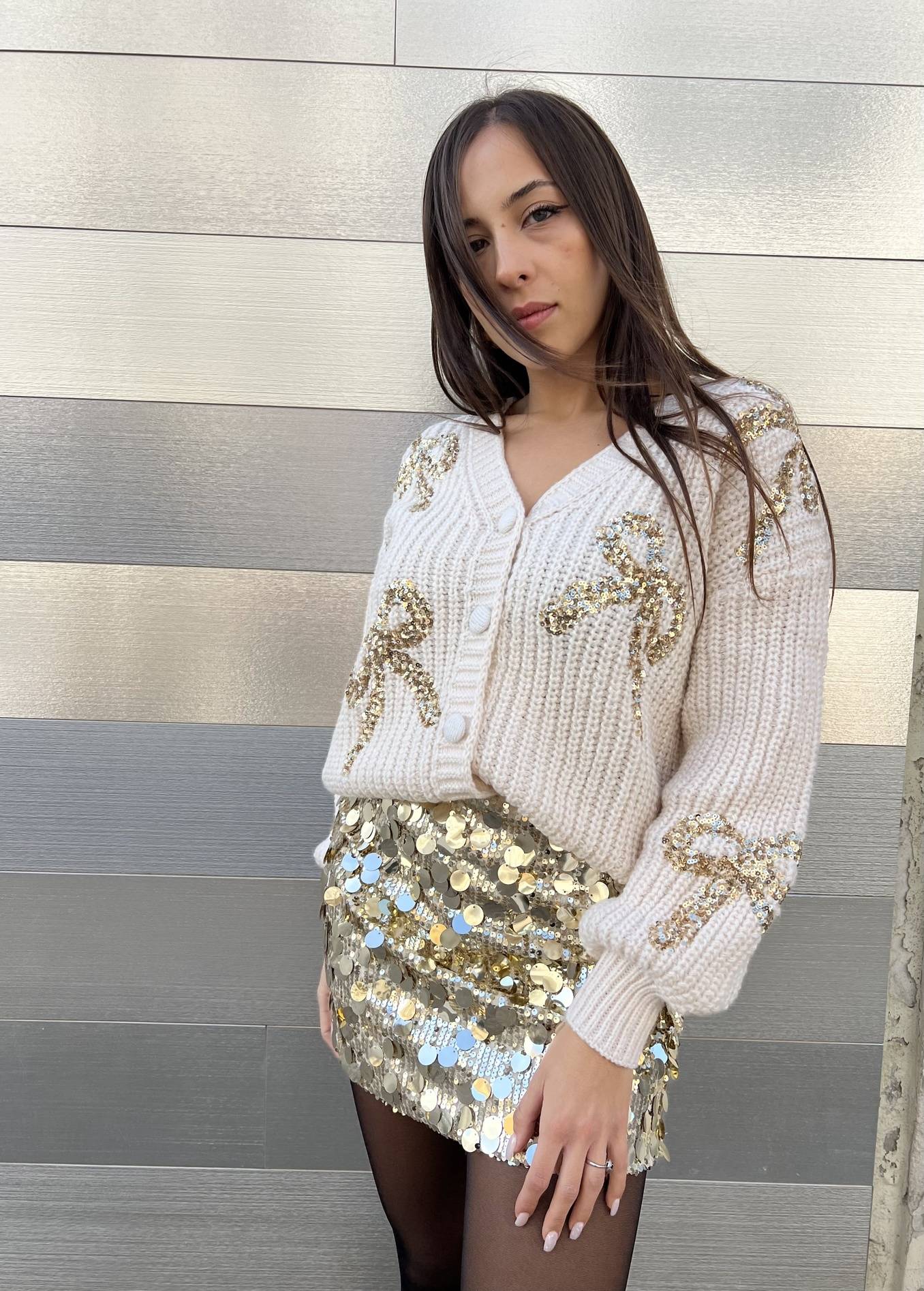 ARDESIA CARDIGAN FIOCCO