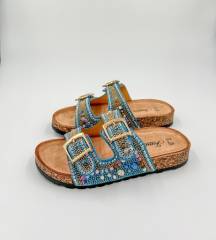 ARDESIA SANDALO CON PIETRE ARDESIA SANDALO CON PIETRE