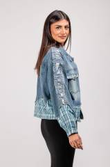 ARDESIA GIUBBOTTO DI JEANS CON COLLETTO ARDESIA GIUBBOTTO DI JEANS CON COLLETTO
