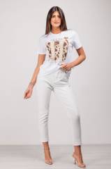 ARDESIA TSHIRT BIANCO ORO ARDESIA TSHIRT BIANCO ORO