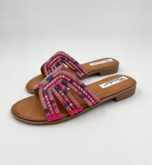 ARDESIA SANDALO FUCSIA CON BRILLANTINI ARDESIA SANDALO FUCSIA CON BRILLANTINI